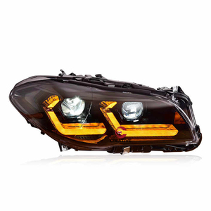 Faro para <span class=keywords><strong>BMW</strong></span> 5 '2010 2011 2012 2013 2014 <span class=keywords><strong>2015</strong></span> 2016 F10 F18 <span class=keywords><strong>520</strong></span> 523 528 530 535Li Todas las luces delanteras LED Señal de giro móvil - Product Image 1