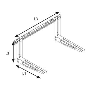 FISCHER - 521764 Soporte de aire acondicionado inox KLIMA INOX - EAN 8001132031001 ELEMENTOS PARA FIJACIÓN DE ESTANTERÍAS Y ESTANTERÍAS DE MUEBLES - Product Image 4