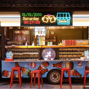 หน้าจอ LED แบบยืดหยุ่นควบคุมด้วยแอปป้ายโฆษณาสำหรับโฆษณาในห้างสรรพสินค้าฟังก์ชั่น SDK - Product Image 1