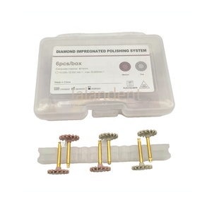 Nuovo arrivo dentaria 6 pz/scatola dischi di lucidatura media e Fine sistema di lucidatura impregnato di diamante - Product Image 1