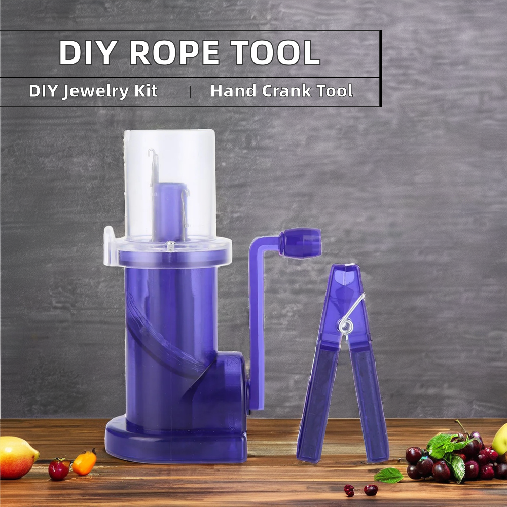 Машина для намотки веревок ручной работы «DIY» для домашнего украшения и ожерелья, инструмент для изготовления швейных принадлежностей