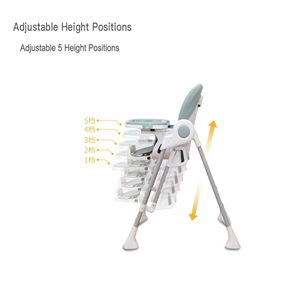 Moderner 3-in-1 Intelligenter Elektrischer Klappbarer Babyschaukelstuhl Faltbarer Hochstuhl zum Essen für Babyernährung - Product Image 4