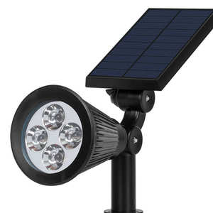 조정 가능한 태양 스포트라이트 IP65 방수 정원 마당 야외 LED 태양 충전 스포트라이트 - Product Image 6