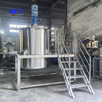 Cuve de mélange homogénéisatrice en acier inoxydable pour distribution de produits chimiques quotidiens et détergents de lessive