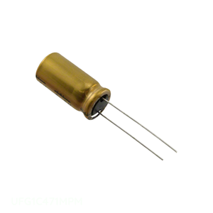 Condensateur original UFG1C471MPM à travers trou, en aluminium, 470 µF, 20 %, 16 V, radial TH, 470 µF - Product Image 1