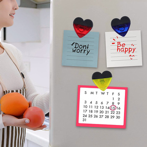 Hình Trái Tim Tùy Chỉnh Nhựa Văn Phòng Tủ Lạnh Từ <span class=keywords><strong>Memo</strong></span> <span class=keywords><strong>Clip</strong></span> Với Logo Bán Buôn <span class=keywords><strong>Clip</strong></span> Tủ Lạnh Nam Châm Quà Tặng Khuyến Mãi - Product Image 5