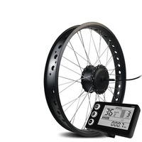 Kit de motorisation de vélo électrique, moteur rotatif arrière, roue 20/24/26 pouces, pneu 500 4.0/170mm, 36V, 48V, 190 W
