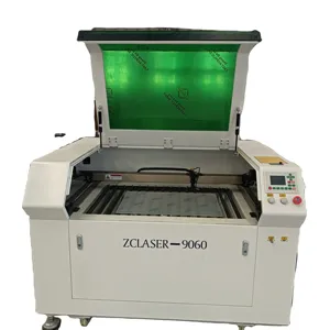 ZCLASER fabrika doğrudan satış 6090 CO2 lazer oyma makinesi ahşap akrilik lazer gravür için 100W CO2 lazer kesme makinesi