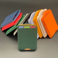 Porte-cartes magnétique puissant N52 pour Samsung Galaxy A23 S24 Ultra, portefeuille universel en cuir PU pour téléphone, compatible Apple