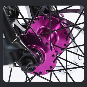 Vélo de route BMX en acier 14/16/20/<span class=keywords><strong>24</strong></span>/26/27,5/29 <span class=keywords><strong>pouces</strong></span>, super léger, loisirs, guidon plat, 7 vitesses, freins à disque avant/arrière, rouge - Product Image 5