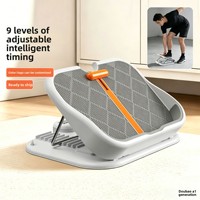 CHOOYOU Planche d'étirement inclinée en plastique à 9 niveaux réglables avec pédale, pour mollets et jambes, équipement de fitness