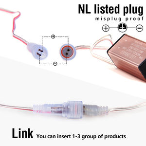 أضواء نيازك متساقطة 192 لمبة LED بطول 11.8 بوصة و8 أنابيب، مقاومة للماء، تُوصل بالكهرباء، لتزيين شجرة عيد الميلاد والساحات والحفلات - Product Image 3