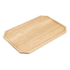Oak Rectangular Octagonal <b>Tea</b> <b>Tray</b> Wooden Pattern For Home Hotel Restaurant Use - Product Image 5