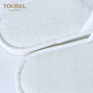 인기 판매 앞이 막힌 호텔 테리 타월 일회용 슬리퍼 - Product Image 4