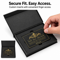 Boîte cadeau NFC personnalisée en gros avec insert en mousse EVA, impression de logo pour emballage de carte intelligente de membre, rigide, directement de l'usine