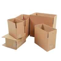 Boîte à surprise en carton ondulé robuste personnalisée avec gaufrage, design pliable recyclable pour emballage cadeau