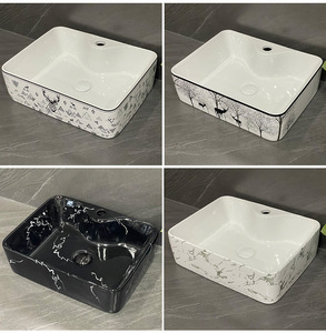Lavabo Rectangular de Cerámica para Sobre Encimera con Certificación CUPC, Lavabo para Baño, Uso Comercial y Hotelero - Product Image 3