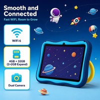 Tablette enfant K7 Pro haute qualité 7 pouces 4+32 Go 7731e Quad Core 0.3MP+2.0MP Caméra Wifi Android