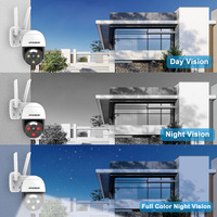 Kamera PTZ 3MP HD Penglihatan Malam Tahan Air Pelacakan Otomatis Deteksi Manusia O-Kam Pro Kamera Pengawas Wifi Luar Ruangan Daya Tipe-C