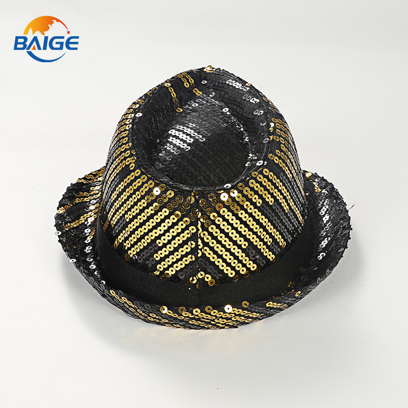 Cappello rosso da Babbo Natale con paillettes - Vegaooparty
