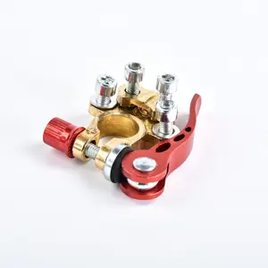 Thicken Brass Car Battery Terminal Clamp Connectors with Extra Terminals