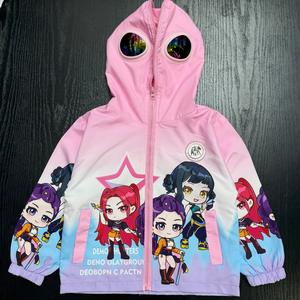 เสื้อแจ็คเก็ตฮู้ดลายการ์ตูน Kpop Demon Hunters รุ่นใหม่ Huntrix K-POP Fairy-tale Girl สำหรับฤดูใบไม้ผลิและฤดูใบไม้ร่วง - Product Image 2