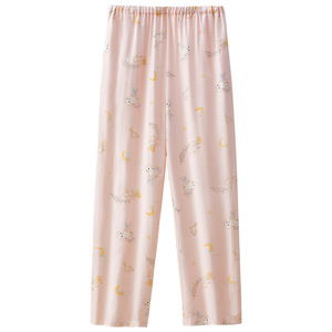 Pantalones de Maternidad Largos de Otoño Crystal, Ropa de Dormir Transpirable y Suave con Estampado de Estrellas, Luna, Perros y Patos, Tallas M, L, XL - Product Image 5