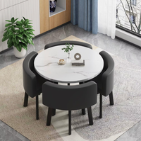 Table et chaises de négociation simples, combinaison pour magasin, café, réception, salon de détente, petite table ronde