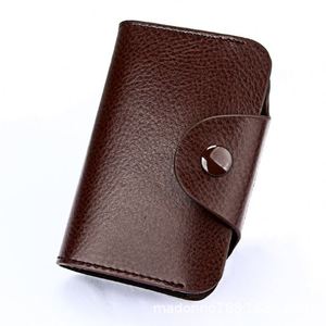 Portefeuille porte-cartes de crédit en cuir véritable avec logo personnalisé, idéal pour les professionnels - Product Image 5