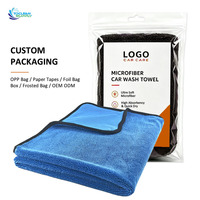 Serviette de séchage et de polissage en microfibre torsadée anti-statique OEKO-TEX 1000 GSM pour voiture, séchage rapide, personnalisable