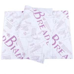 Papier d'emballage alimentaire jetable personnalisé en gros, résistant à la graisse, pour sandwichs, vente chaude, papier à hamburger, enduit de PE - Product Image 1