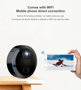 HD 1080P Wifi Sans Fil Sécurité Ip Infrarouge Vision Nocturne Mini Caméra De Surveillance