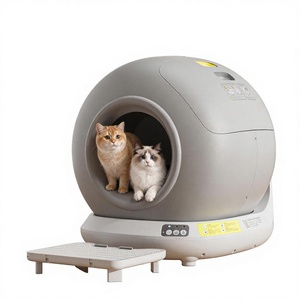 Caja de Arena Inteligente para Gatos con Control por App, Autolimpiable, Totalmente Cerrada, 78L, Anti-Salpicaduras, Baño para Mascotas de ABS - Product Image 1