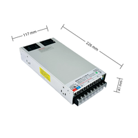 Alimentation à découpage 800W 36V, entrée 110-240V, PFC actif 0.89, 22A, adaptateur secteur industriel simple haute efficacité en boîtier