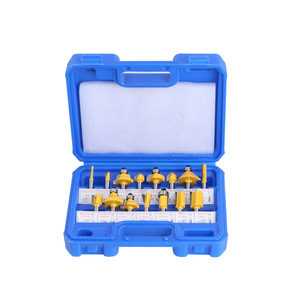 Ensemble de 15 fraises à tiges de 1/4 pouces avec pointes en carbure pour machine à graver le bois - Product Image 4