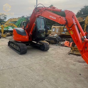 Miniescavatore Usato Hitachi ZX75us, Macchina da Costruzione Cingolata Idraulica di Seconda Mano per Movimento Terra - Compatibile con Hitachi ZX55, ZX60, ZX70, ZX75 - Product Image 2