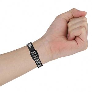 Bracelet en Silicone Double couleur pour <span class=keywords><strong>Samsung</strong></span> Galaxy <span class=keywords><strong>Fit</strong></span> <span class=keywords><strong>2</strong></span>, bracelet de remplacement Sm-<span class=keywords><strong>R220</strong></span> - Product Image 6