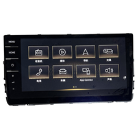 Écran de console centrale 9,2 pouces 606C pour VW Golf 7 Passat B8 PA, unité d'affichage en verre à écran partagé 9,2 pouces 606C 5G6 919 606 C
