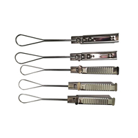 Accesorios de cables de fibra óptica de acero inoxidable de metal Abrazadera de cable de caída Ftth