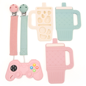 Marchandises ponctuelles sans BPA <span class=keywords><strong>de</strong></span> qualité alimentaire Silicone dessin animé bouteille d'eau anneau <span class=keywords><strong>de</strong></span> dentition motifs <span class=keywords><strong>de</strong></span> fruits texturés pour le soulagement <span class=keywords><strong>de</strong></span> la dentition des nourrissons - Product Image 4