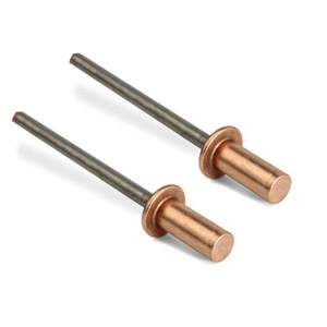 Rivets aveugles POP en laiton cuivre, finition brillante, norme DIN CLASSE 4, 5/32 pouces, M2.4, M3.2, M4, M4.8, 2.4/3.2/4/4.8 mm - Product Image 1