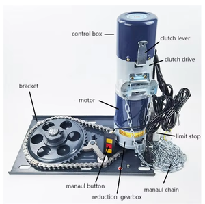 Tiếng ồn thấp hoạt động 400kg cán động cơ cửa cho điện tự động thương mại con lăn cửa chớp & Cổng - Product Image 6