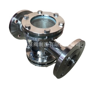 Mirilla de Acero Inoxidable 304 316L de Cuatro Vías, Mirilla Cruzada, Espejo de Flujo de Tubería, Indicador de Flujo de Agua con Revestimiento de Flúor, Otros Tipos de Vidrio - Product Image 4