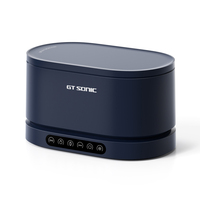 Nettoyeur à ultrasons électrique 45 kHz pour pinceaux de maquillage, bijoux et articles dentaires, 35W, numérique, portable, avec réservoir en acier inoxydable, pour usage domestique