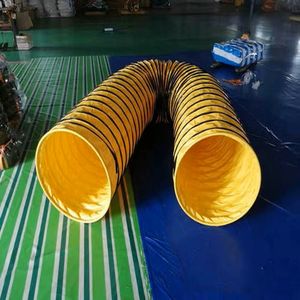 Tunnel d'agilité pour chien en PVC imperméable durable de 15 pieds, extrémité ouverte, 24 pouces, tubes flexibles renforcés pour l'entraînement des chiens de compagnie - Product Image 3