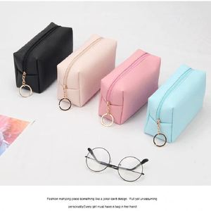 PU Leather <b>Makeup</b> Bag Cosmetic Zipper Pouch Toiletry Bag <b>Makeup</b> Bag Cosmetic Organizer Zipper Toiletry Pouch <b>Makeup</b> <b>Case</b> - Product Image 2