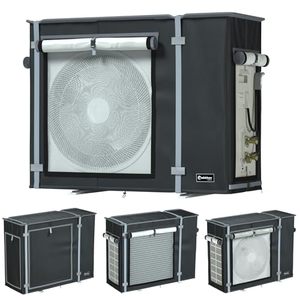 Ngoài trời điều hòa không khí Bìa 600D không thấm nước Oxford vải chất lượng cao điều hòa không khí bao gồm cho bên ngoài đơn vị mùa đông AC Bìa - Product Image 1