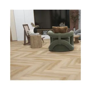 Papan vinil tampilan kualitas tinggi Lvt Lvp dalam ruangan 4mm 5mm 6mm lantai klik Spc komposit