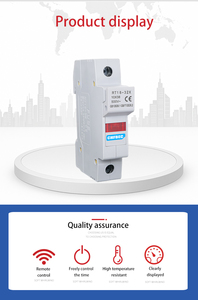 ที่ใส่ฟิวส์พลาสติก 1P ขนาด 10*38 มม. สำหรับระบบโซลาร์เซลล์แรงดันต่ำ 500V ฐานฟิวส์ 12A กระแสไฟฟ้าที่กำหนด กำลังตัดสูง เปิดเร็ว - Product Image 6