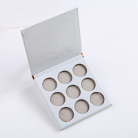 Vente chaude Boîte de Palette de fard à paupières rigide faite à la main de haute qualité Cosmétiques personnalisés Emballage en papier gaufré en gros